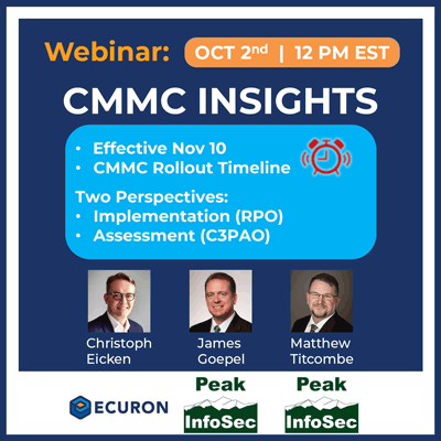 CMMC Webinar Announcement